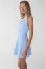 COLLARED HALTER NECK MINI DRESS sold by OAK AND FORT