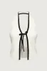 KNIT HALTER TOP WITH CONTRAST BOW sold by OAK AND FORT