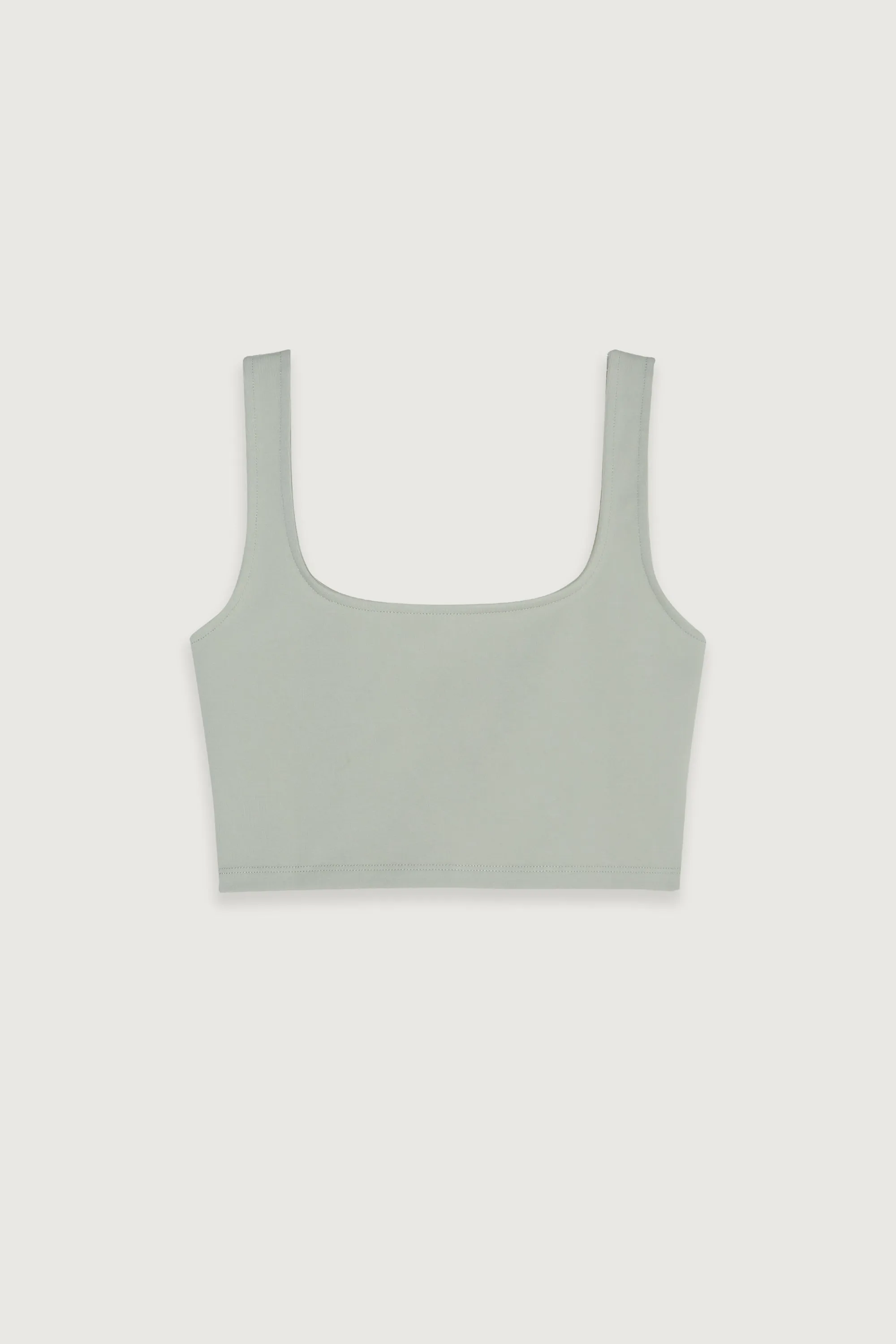 SQUARE NECK CROPPED TANK sold by OAK AND FORT product image thumbnail 4
