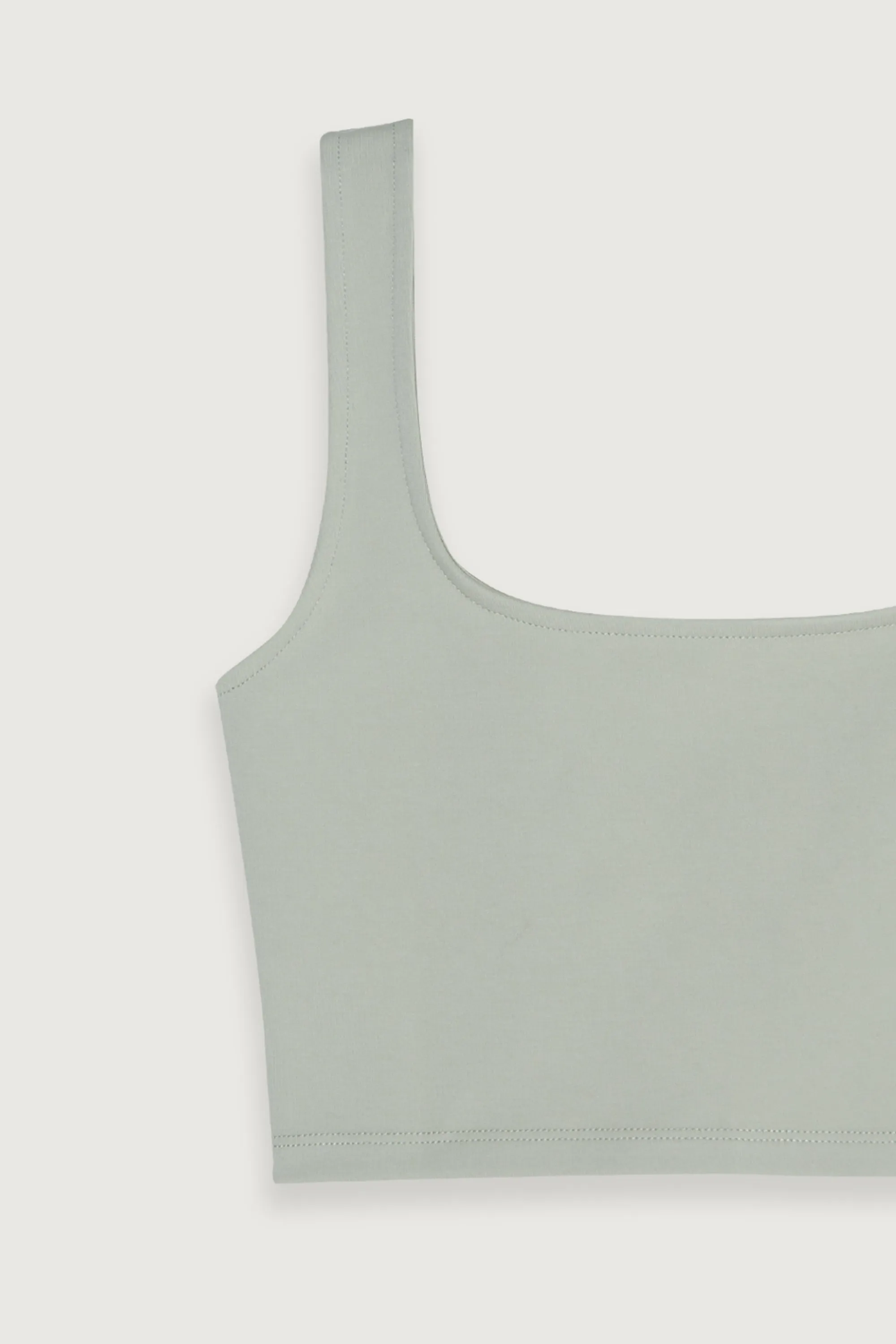 SQUARE NECK CROPPED TANK sold by OAK AND FORT product image thumbnail 3