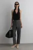 HIGH-RISE WAIST TAPERED TROUSER sold by OAK AND FORT