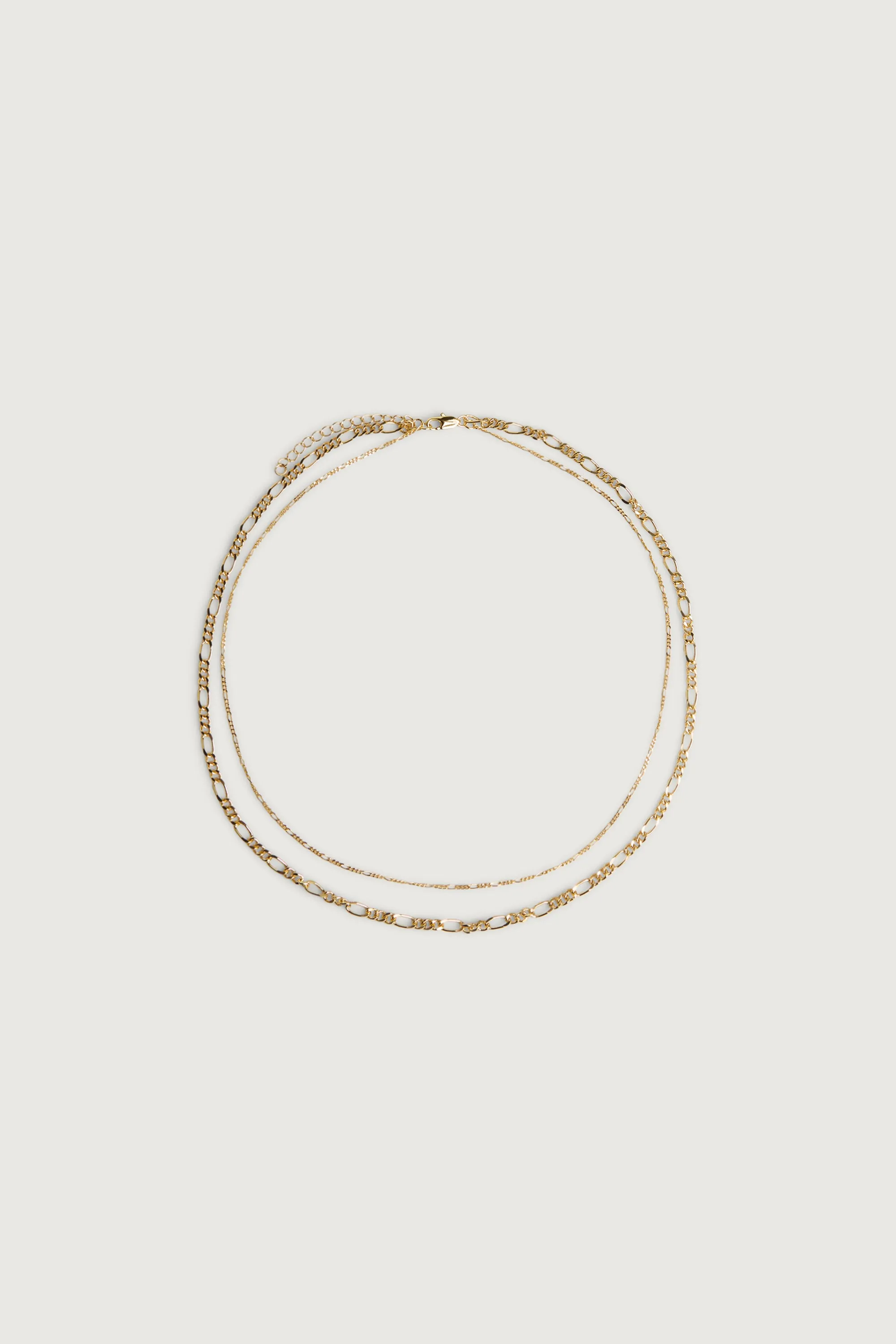 LAYERED FIGARO NECKLACE sold by OAK AND FORT product image thumbnail 2