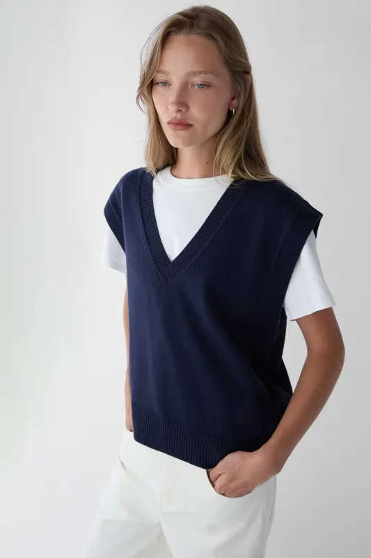 V-NECK SWEATER VEST sold by OAK AND FORT