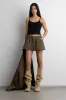 MINI CANVAS PLEATED SKORT sold by OAK AND FORT