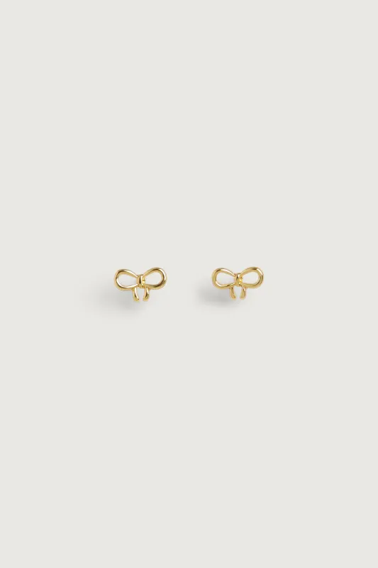 BOW STUD EARRINGS sold by OAK AND FORT