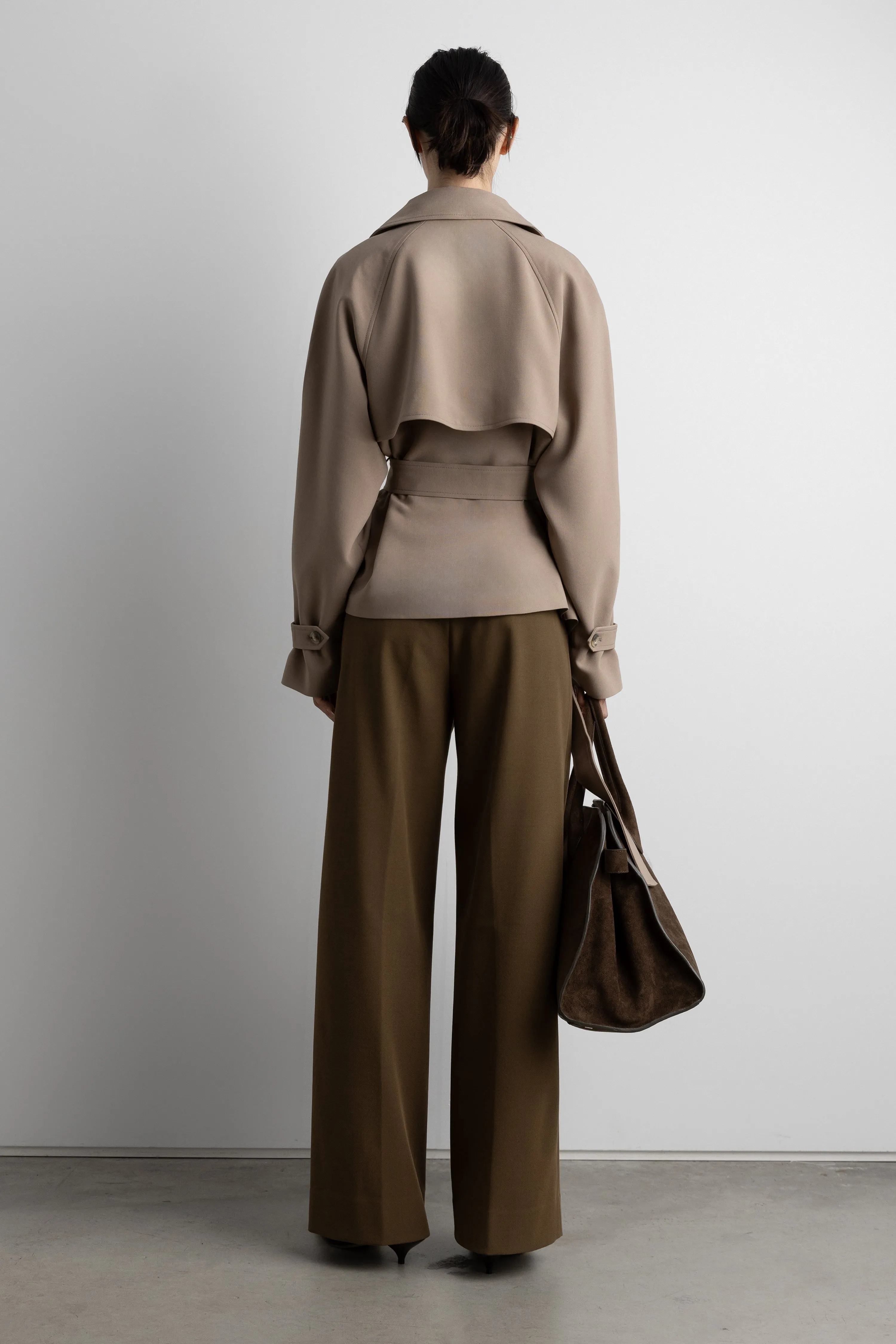 SHORT OVERSIZED TRENCH COAT sold by OAK AND FORT product image thumbnail 3