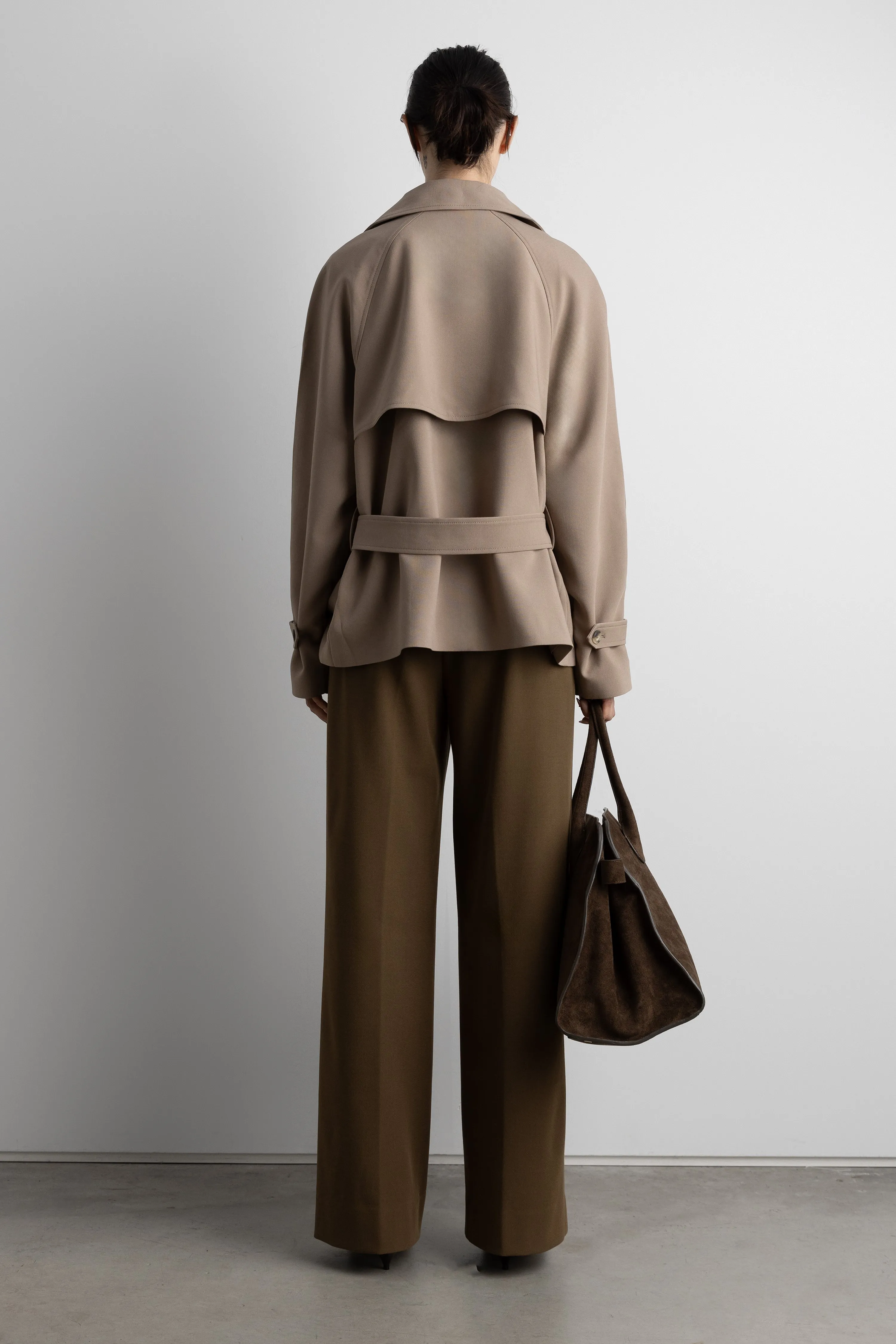 SHORT OVERSIZED TRENCH COAT sold by OAK AND FORT product image thumbnail 5