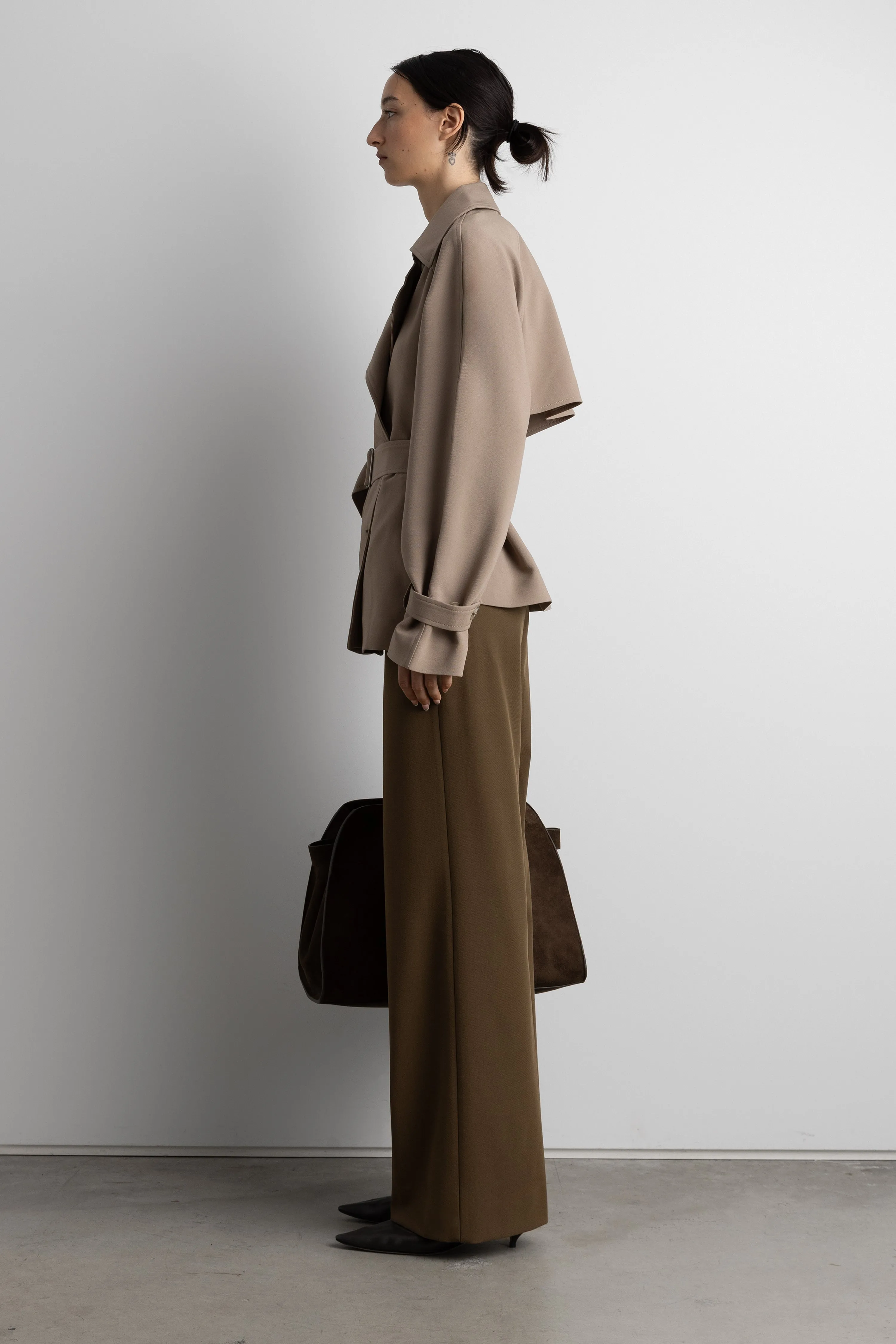 SHORT OVERSIZED TRENCH COAT sold by OAK AND FORT product image thumbnail 2