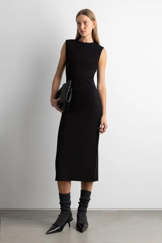 SLIM FIT MIDI DRESS sold by OAK AND FORT