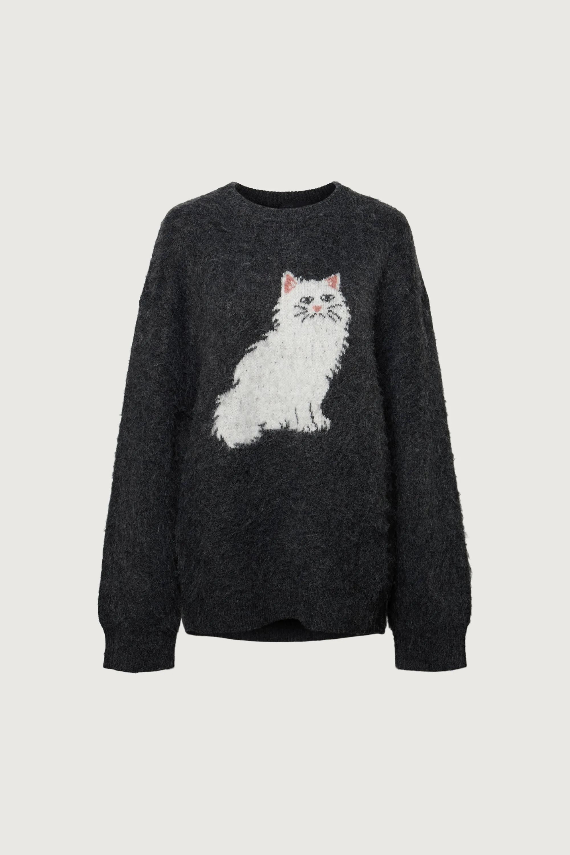 CAT CREWNECK SWEATER sold by OAK AND FORT