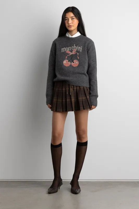 CHERRY INTARSIA SWEATER sold by OAK AND FORT