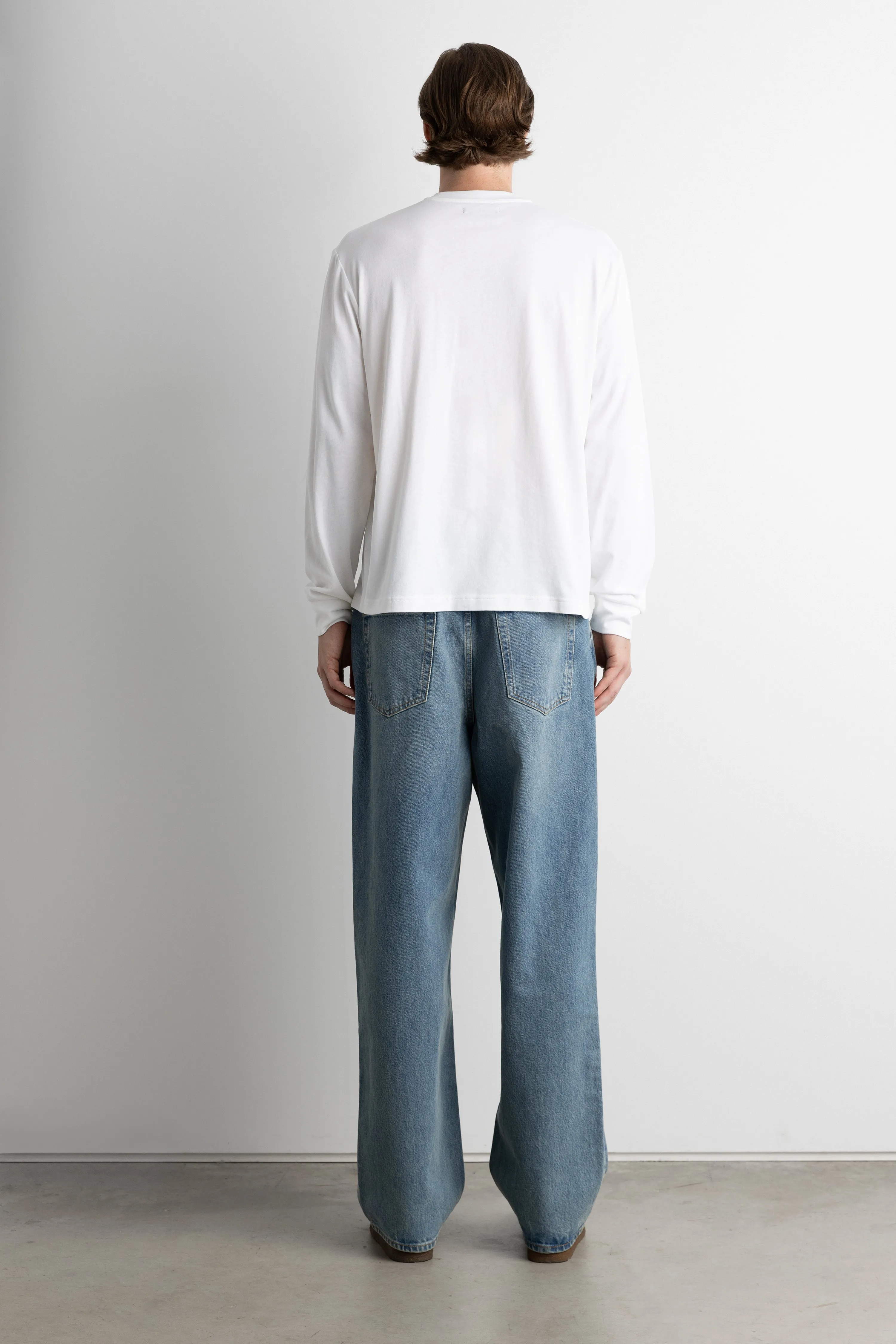 RELAXED LONG SLEEVE CREWNECK T-SHIRT sold by OAK AND FORT product image thumbnail 4