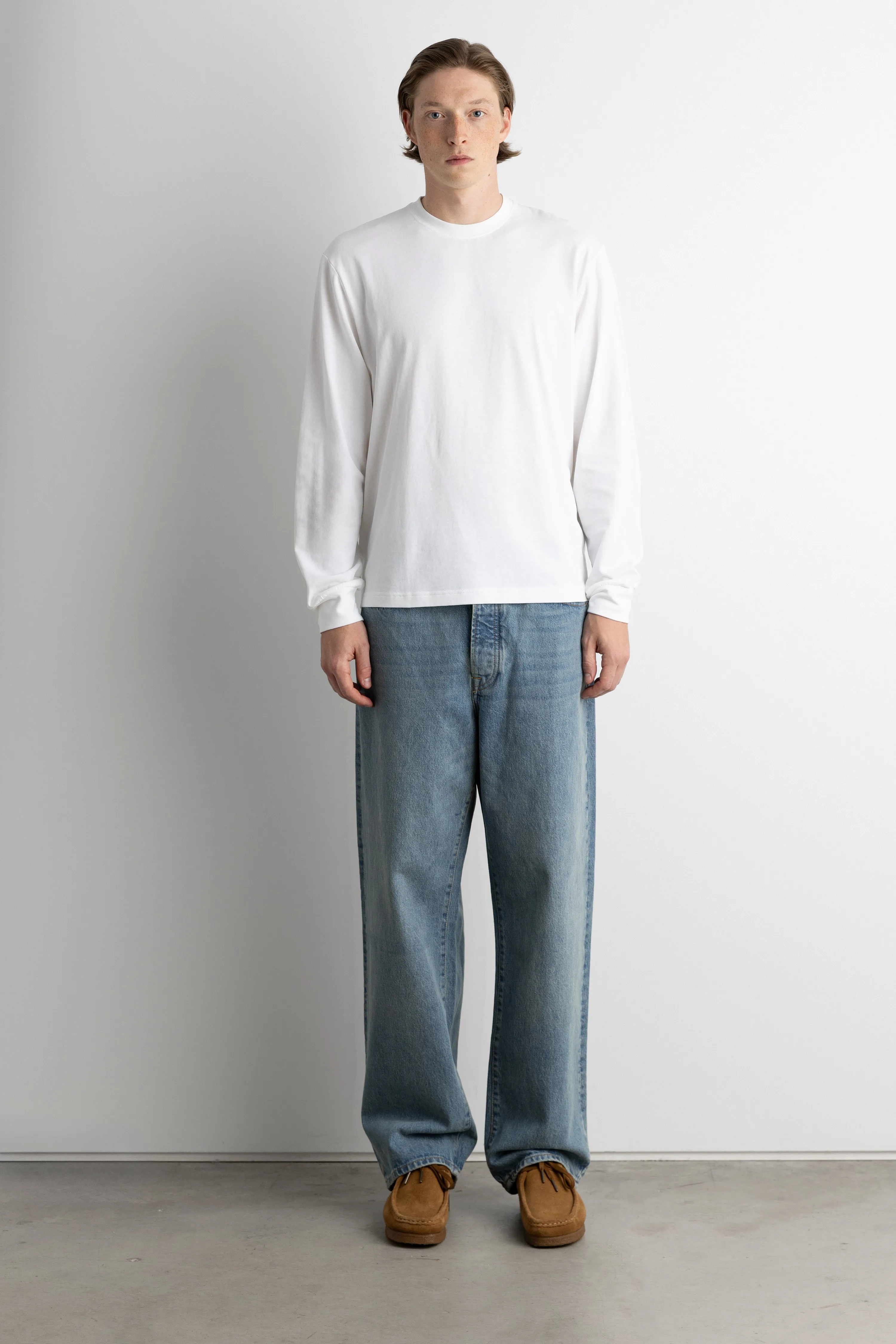 RELAXED LONG SLEEVE CREWNECK T-SHIRT sold by OAK AND FORT product image thumbnail 2