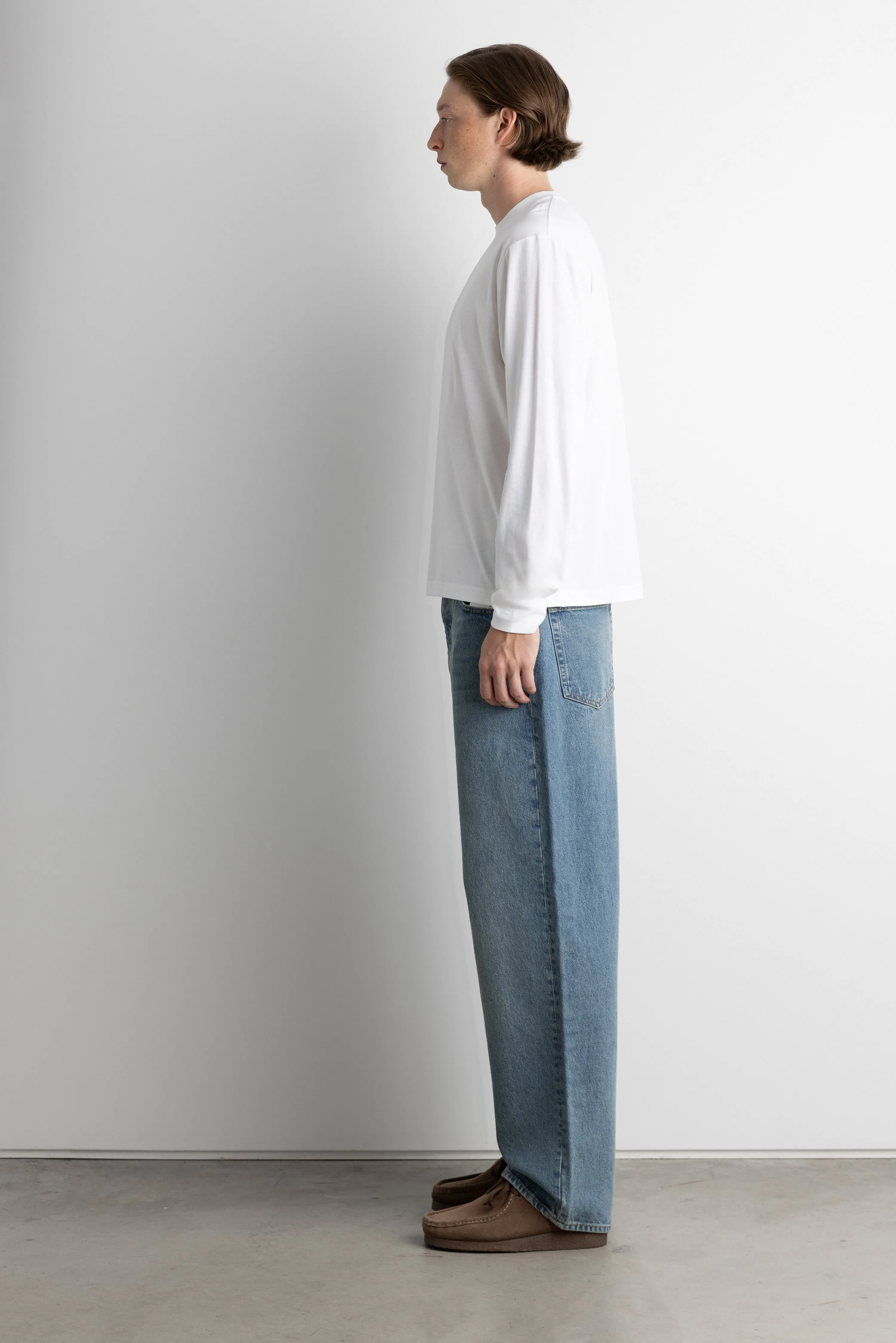 RELAXED LONG SLEEVE CREWNECK T-SHIRT sold by OAK AND FORT product image thumbnail 3