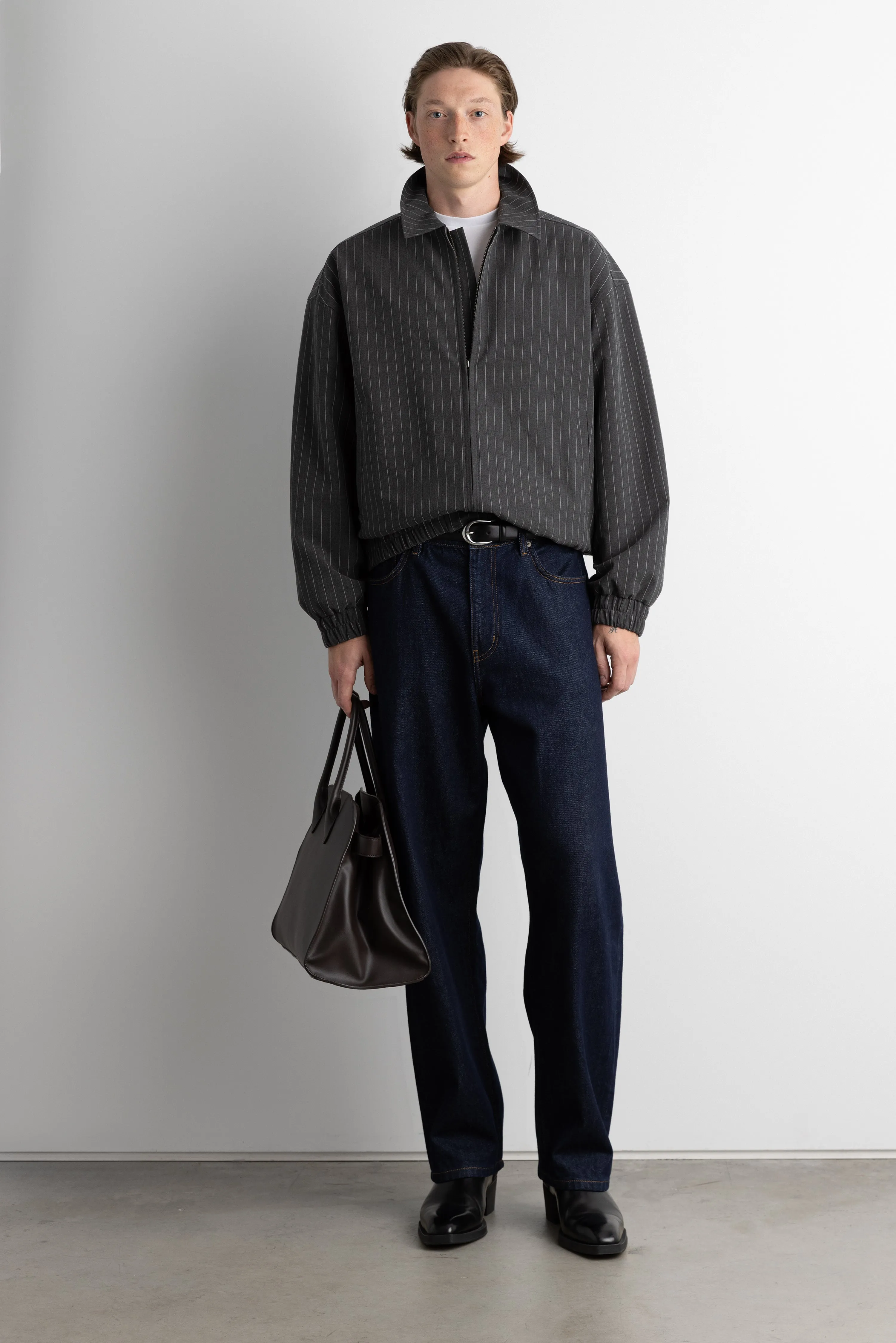 TAILORED QUILTED BOMBER JACKET sold by OAK AND FORT product image thumbnail 3