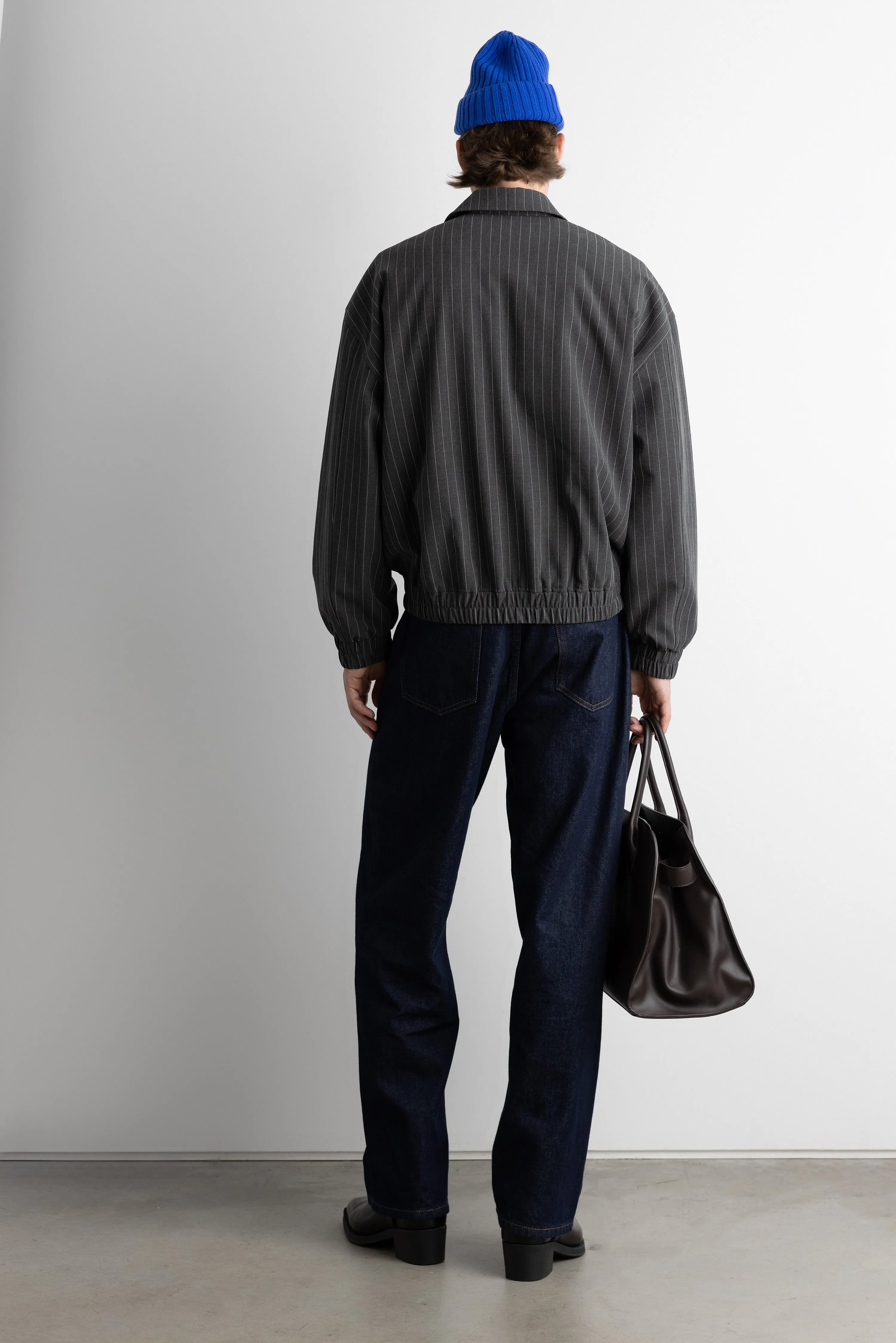 TAILORED QUILTED BOMBER JACKET sold by OAK AND FORT product image thumbnail 4