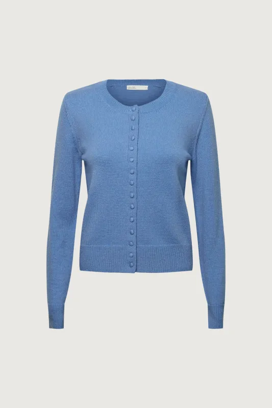 CLASSIC FIT CARDIGAN WITH COVERED BUTTONS sold by OAK AND FORT