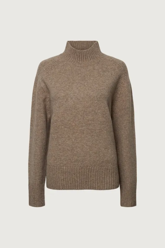 SOFT BRUSHED TURTLENECK SWEATER sold by OAK AND FORT
