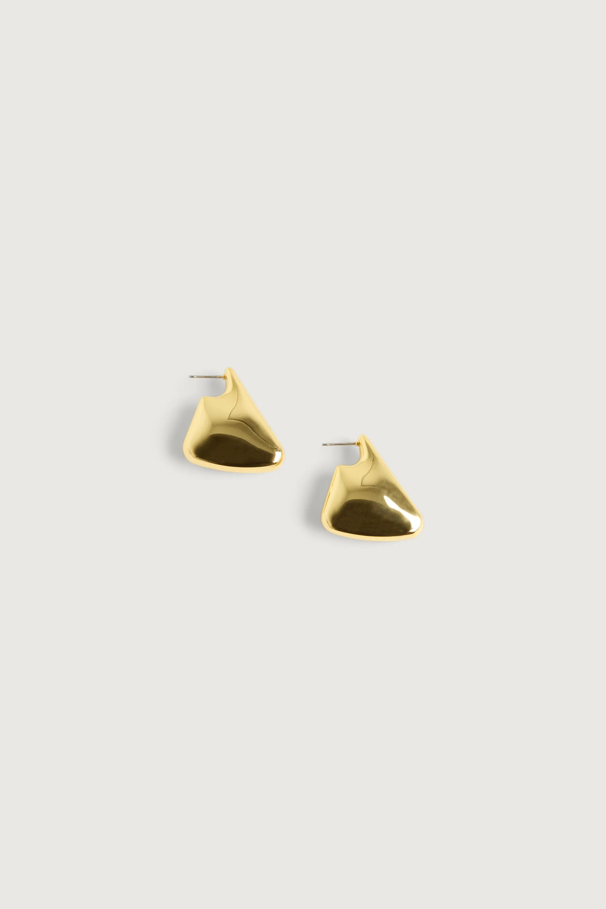TRIANGLE STUD EARRINGS sold by OAK AND FORT product image thumbnail 2