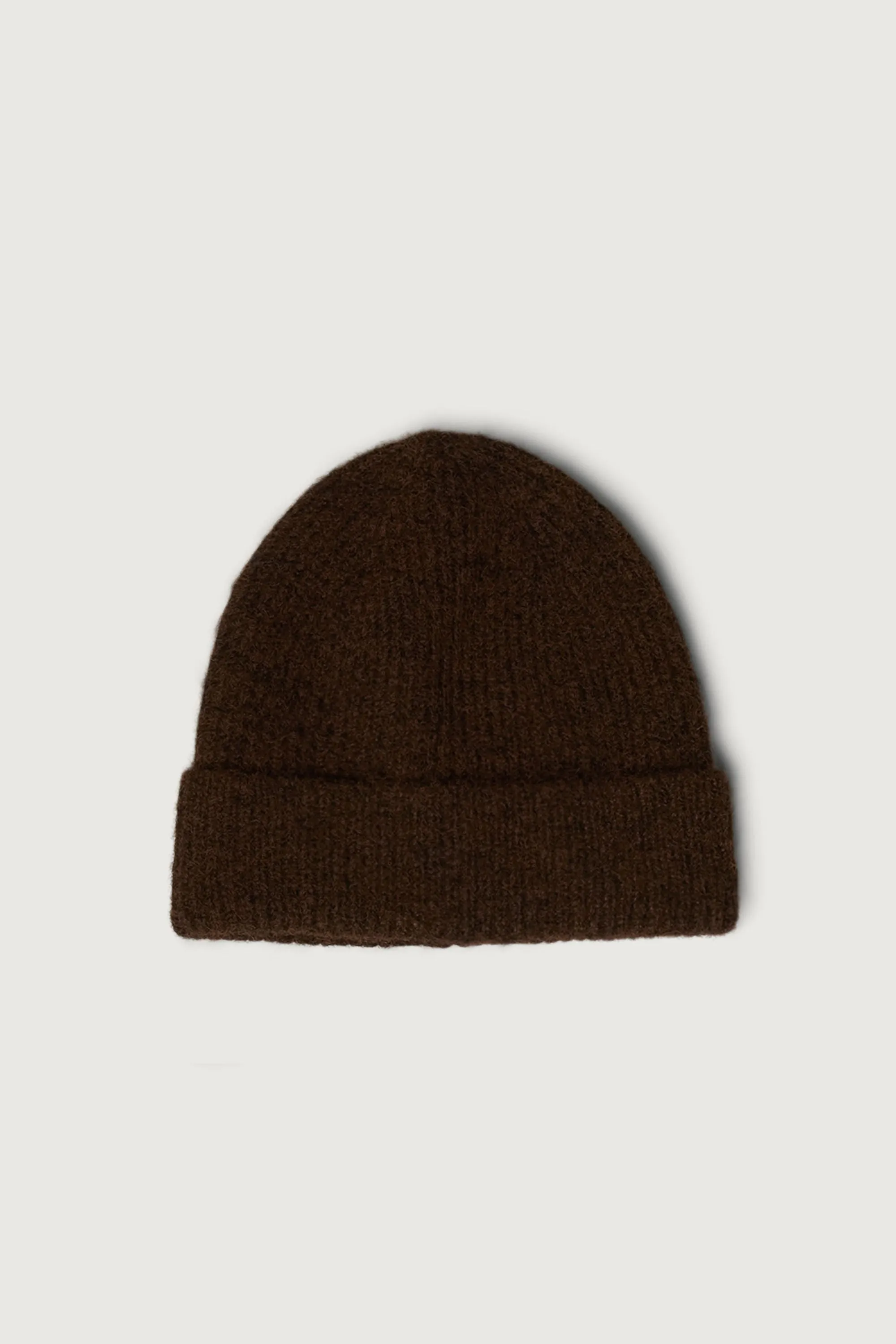 FUZZY RIBBED KNIT BEANIE sold by OAK AND FORT product image thumbnail 2