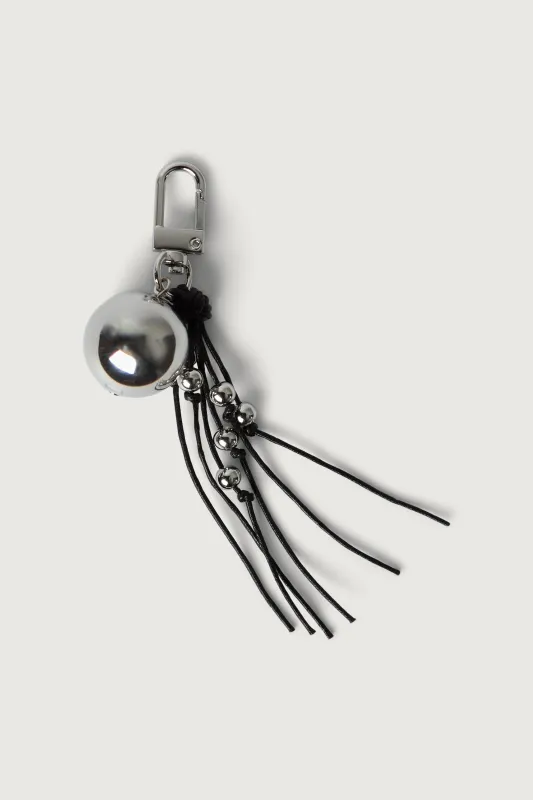 METALLIC SPHERE BAG CHARM sold by OAK AND FORT