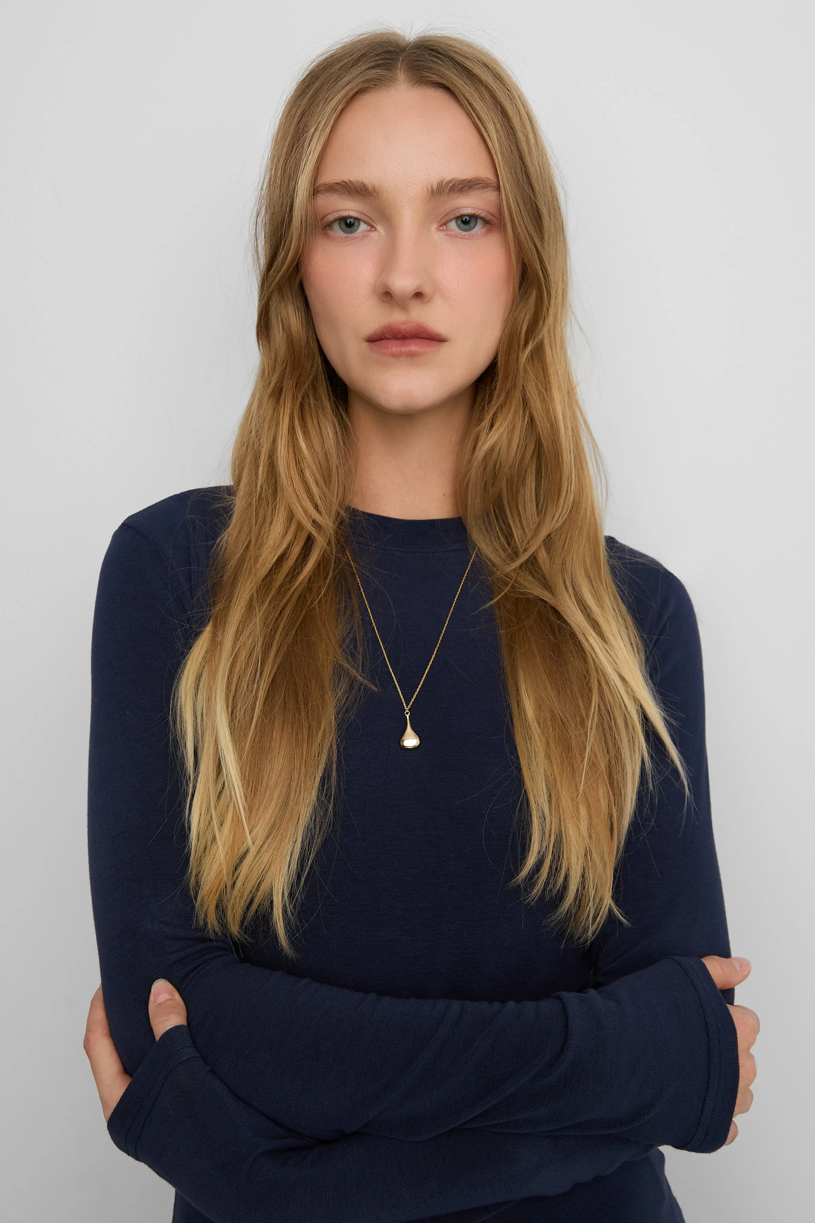 TEARDROP PENDANT NECKLACE sold by OAK AND FORT product image thumbnail 2