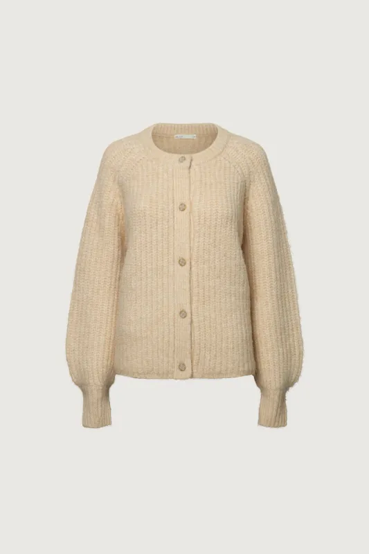 CHUNKY KNIT BUTTON FRONT CARDIGAN sold by OAK AND FORT