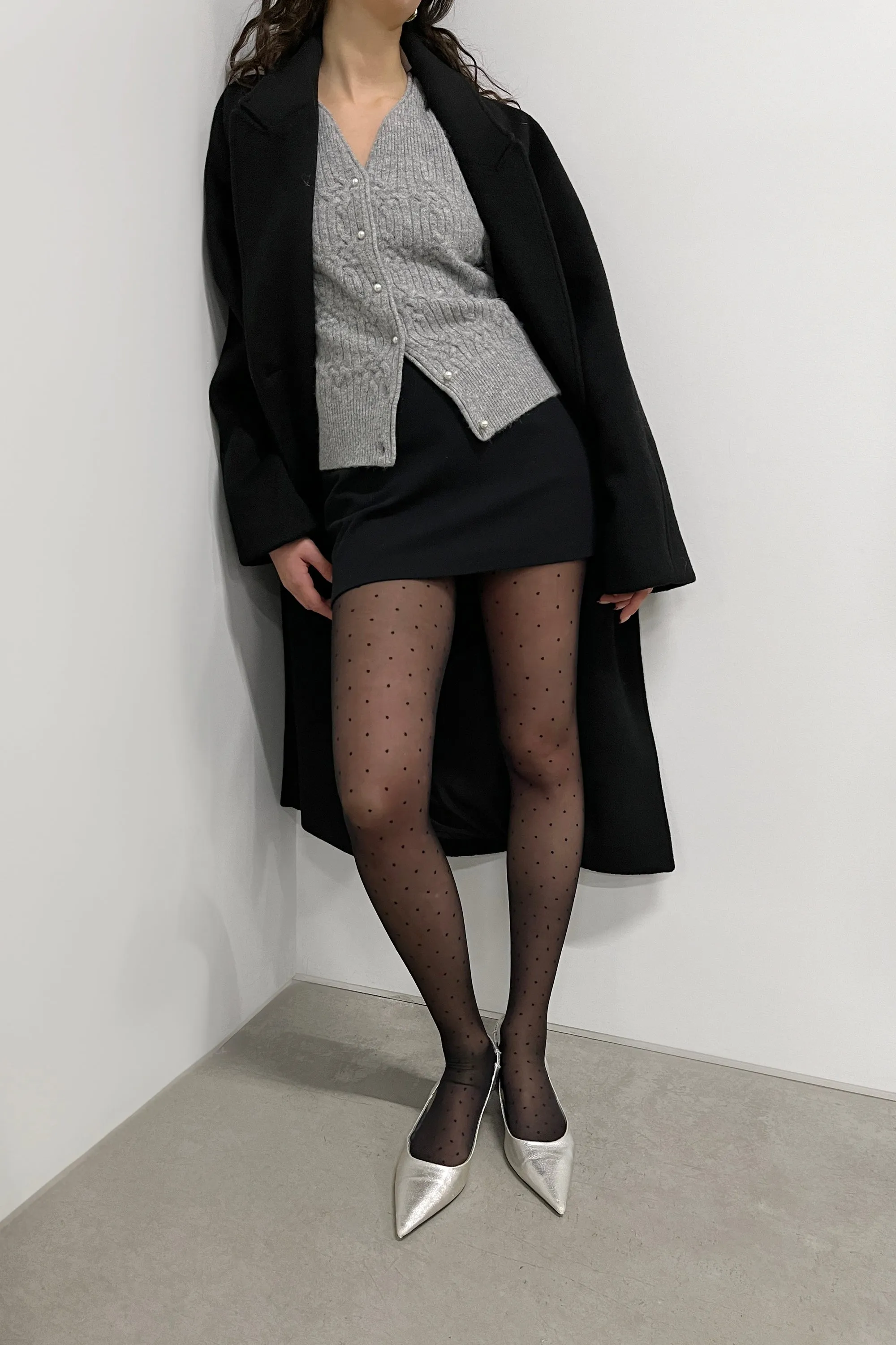 SHEER PATTERNED TIGHTS sold by OAK AND FORT product image thumbnail 2