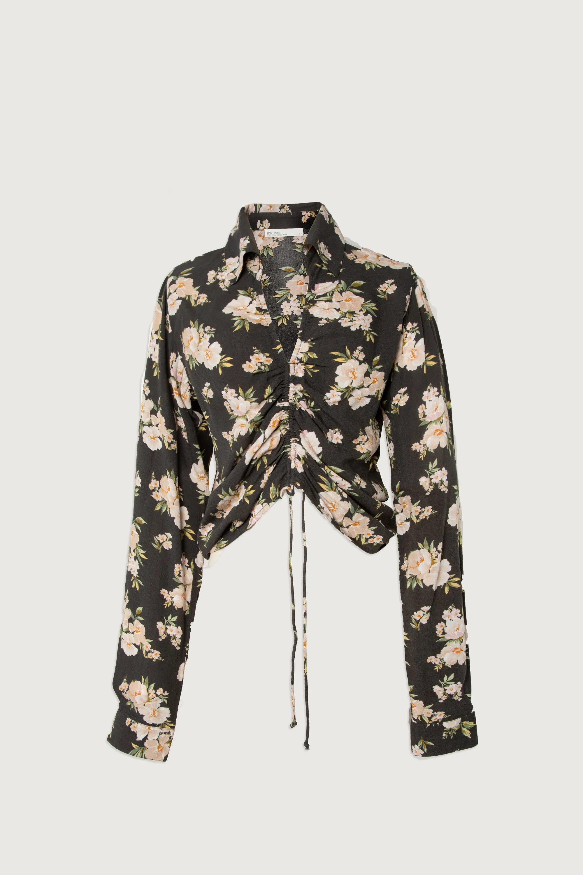 COLLARED FLORAL BLOUSE sold by OAK AND FORT product image thumbnail 3