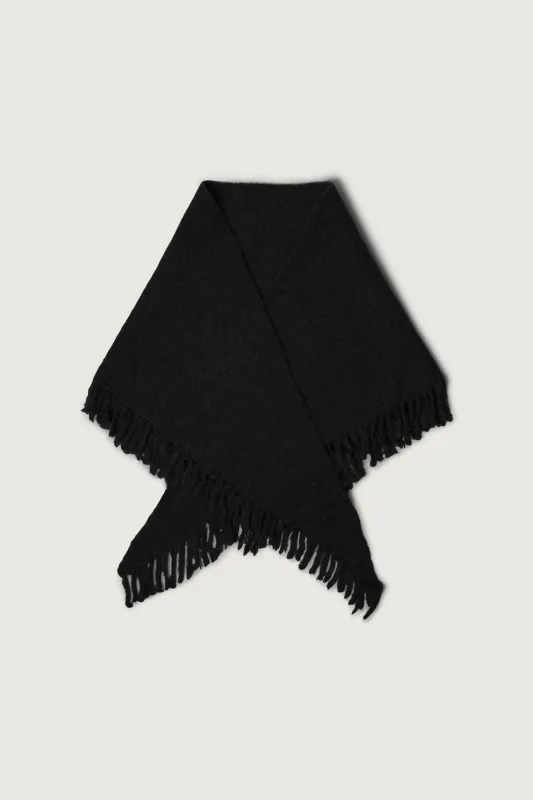FRINGE TRIM TRIANGLE SCARF sold by OAK AND FORT