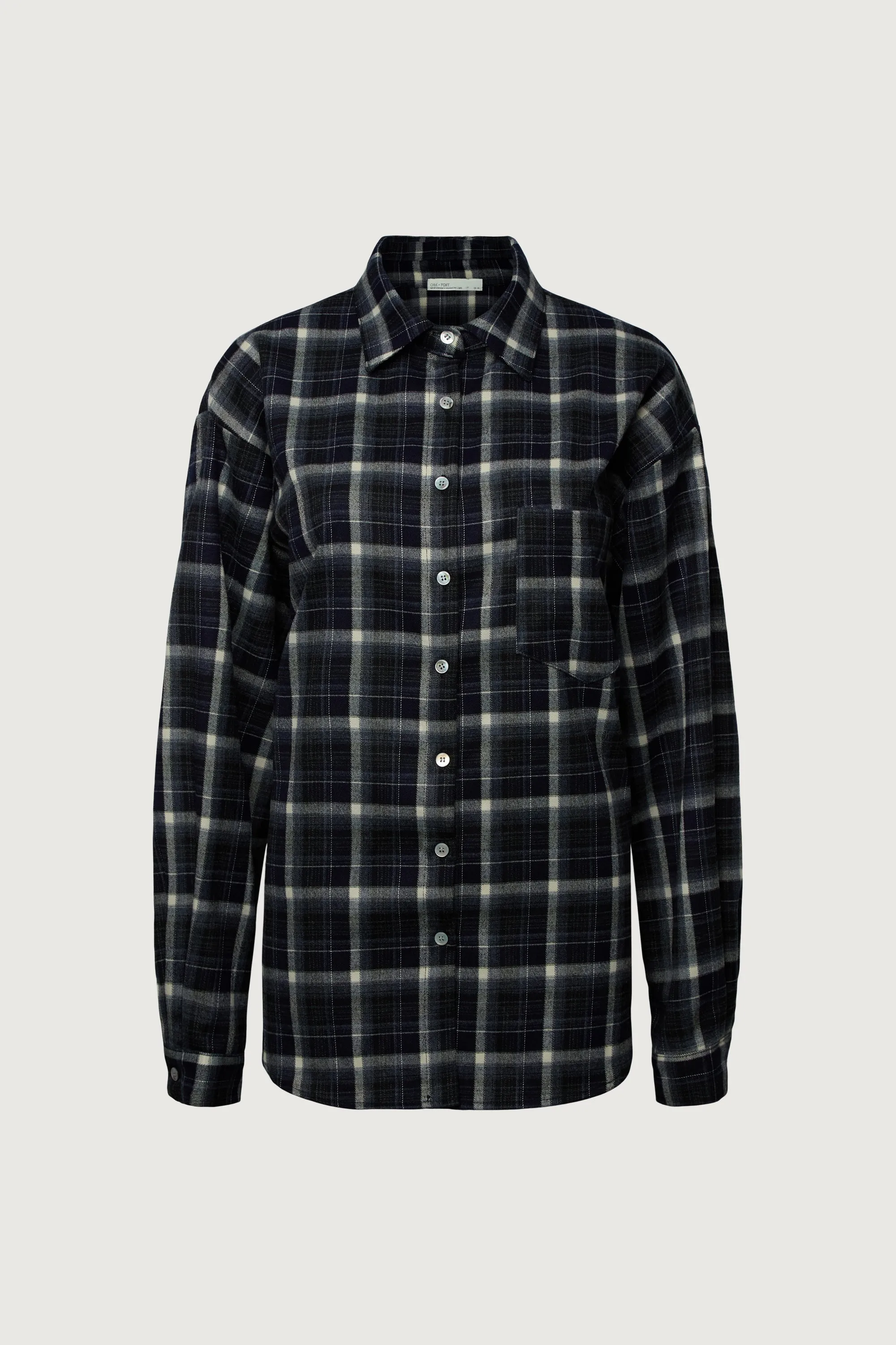 OVERSIZED FLANNEL PLAID SHIRT sold by OAK AND FORT product image thumbnail 2