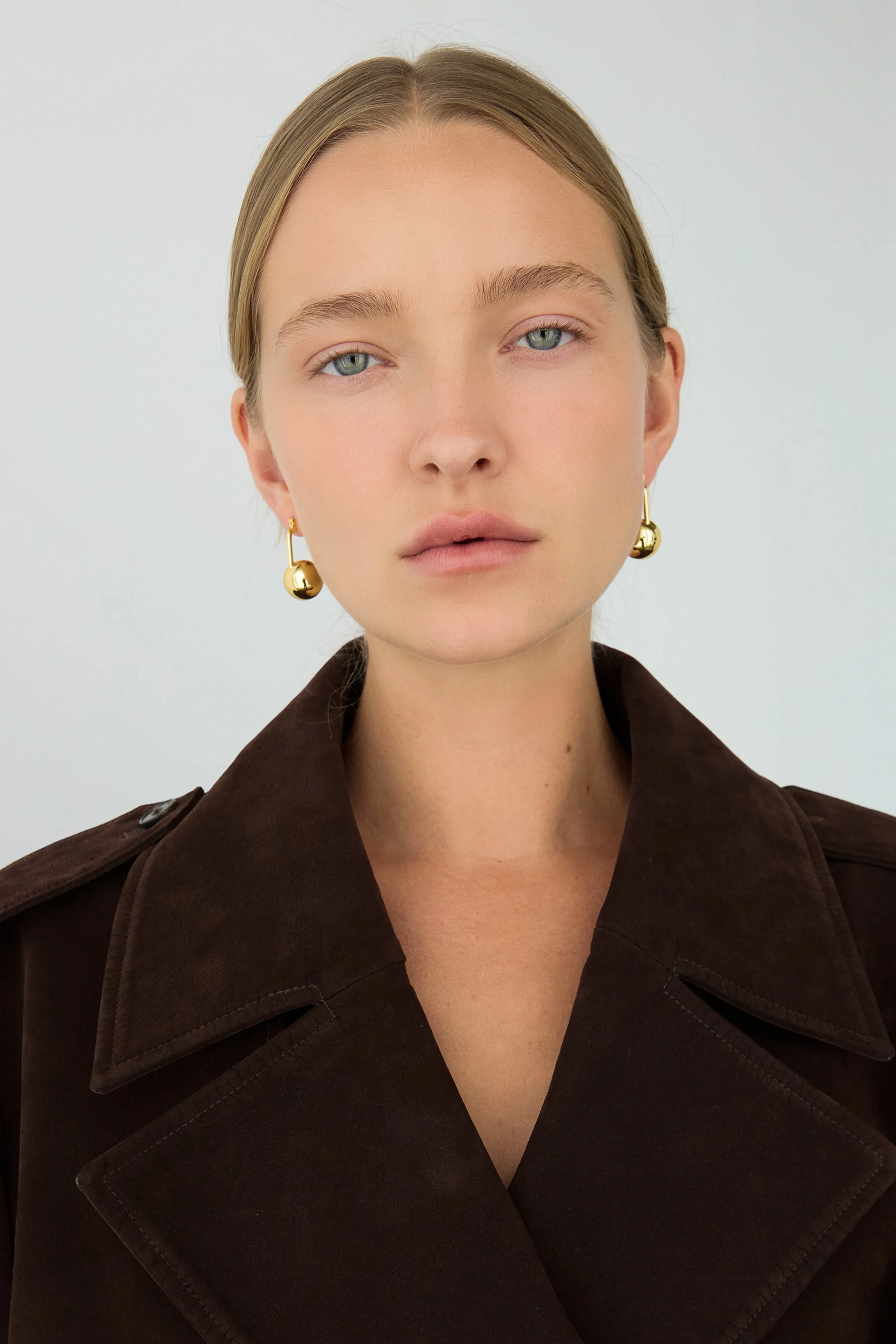 BALL HOOP EARRINGS sold by OAK AND FORT product image thumbnail 2