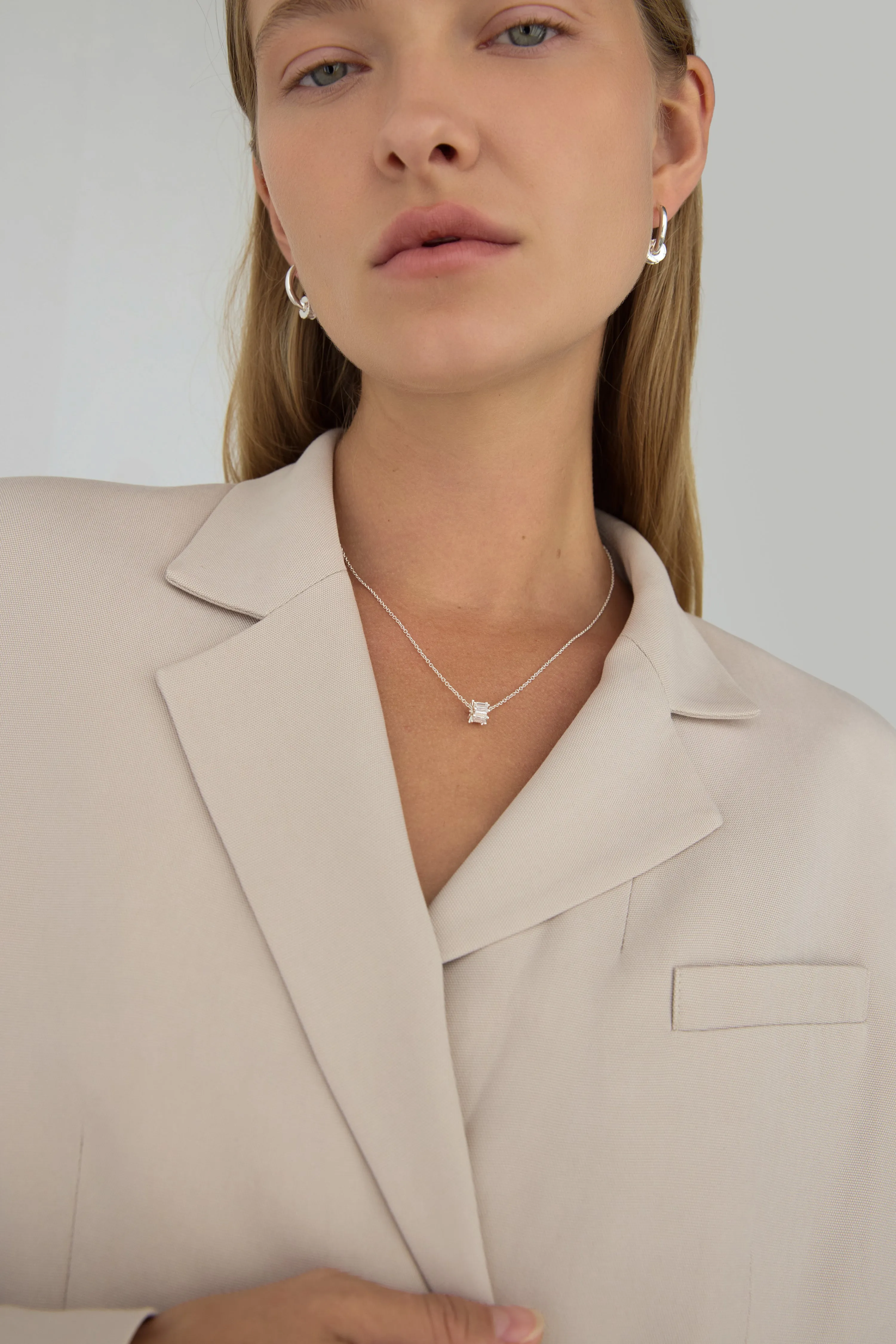 MINIMAL CHAIN WITH PENDANT sold by OAK AND FORT product image thumbnail 2