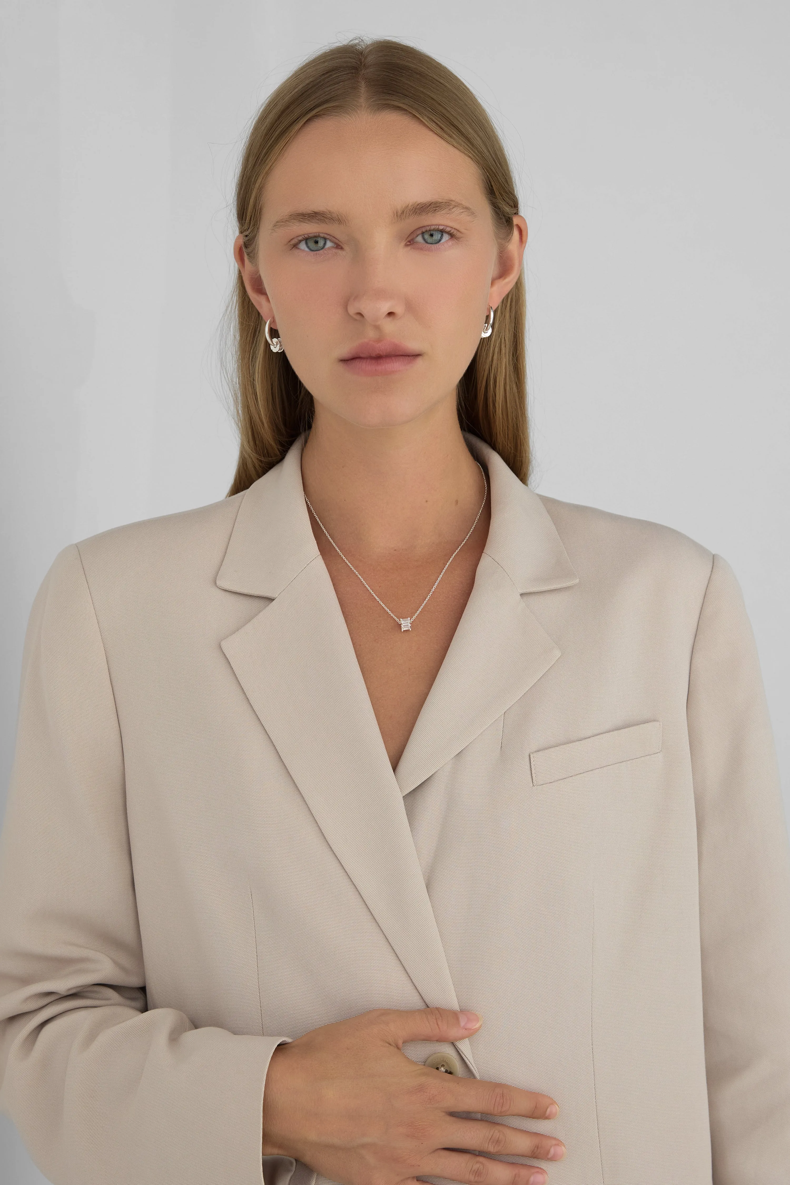 MINIMAL CHAIN WITH PENDANT sold by OAK AND FORT product image thumbnail 3