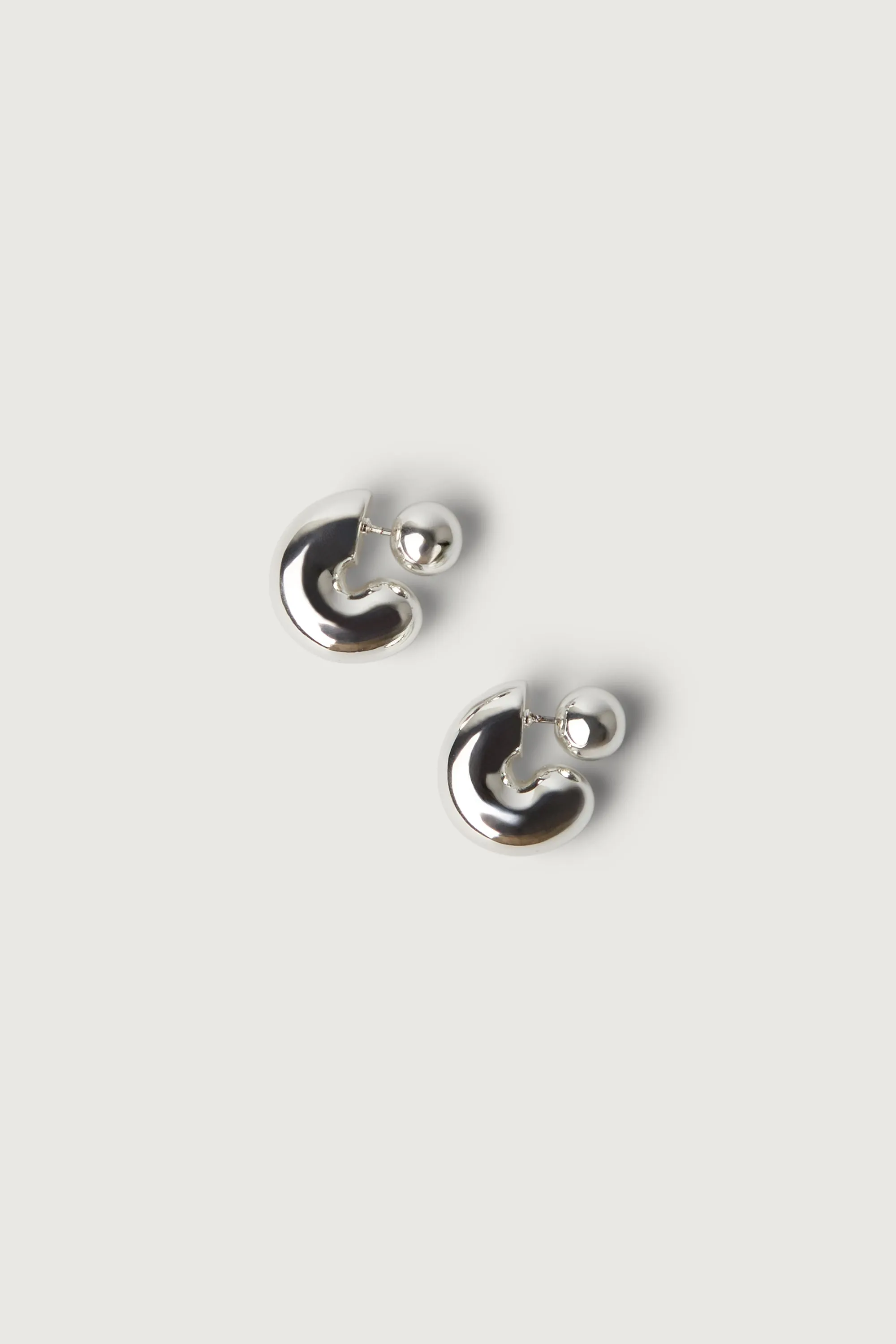 REVERSIBLE BUBBLE STUD EARRINGS sold by OAK AND FORT product image thumbnail 4