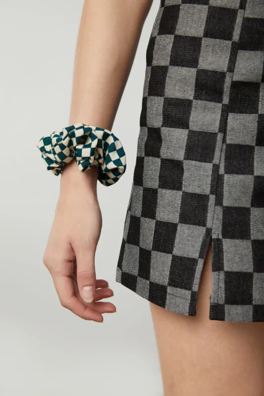 CHECKERED SCRUNCHIE sold by OAK AND FORT