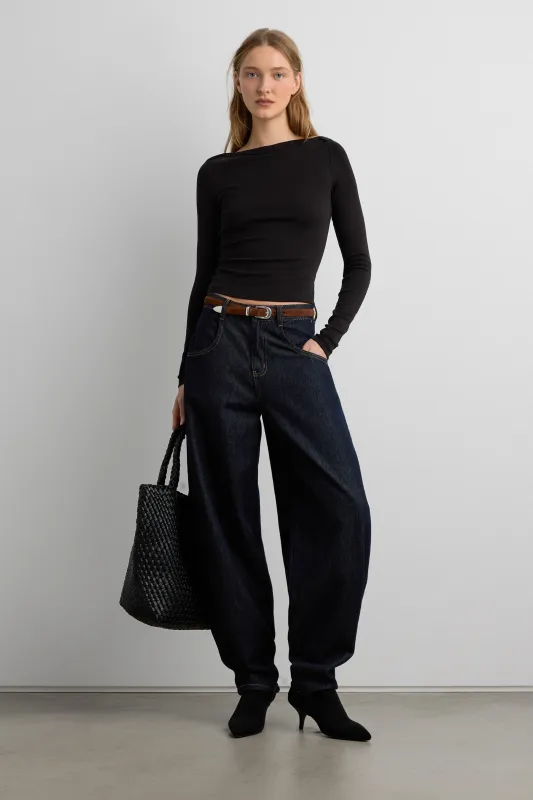 BOAT NECK LONG SLEEVE TOP sold by OAK AND FORT