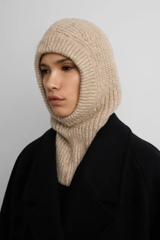 RIBBED KNIT BALACLAVA sold by OAK AND FORT