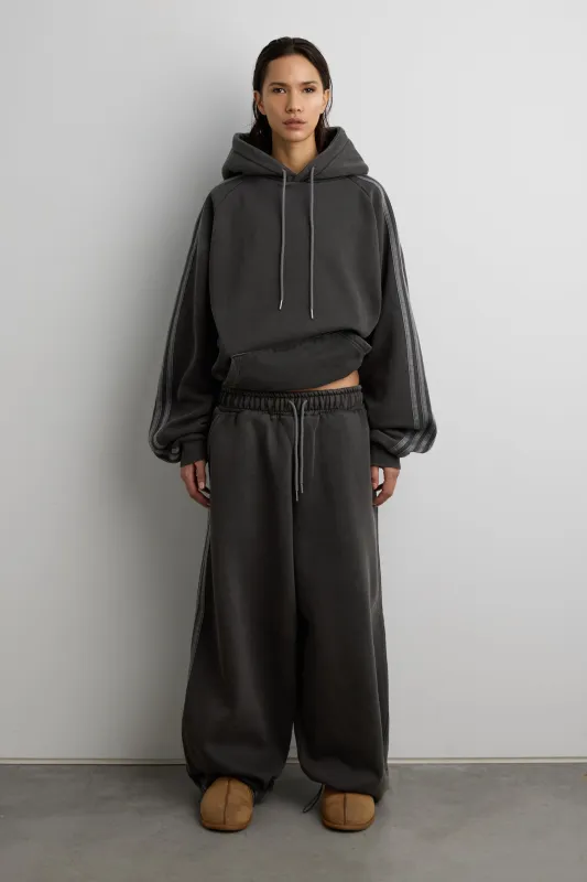 FLEECE STUDIO BOYFRIEND TRACK SWEATPANT sold by OAK AND FORT