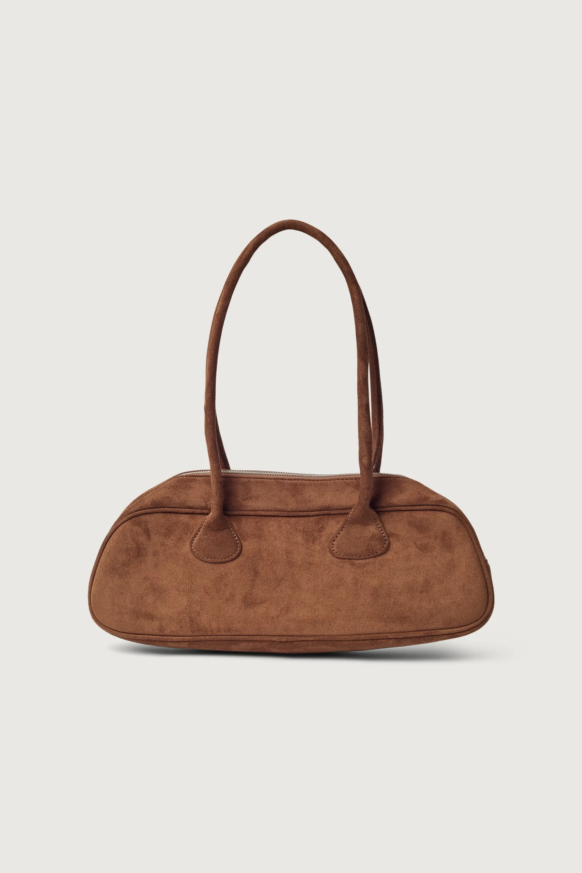 VEGAN SUEDE BOWLER BAG sold by OAK AND FORT