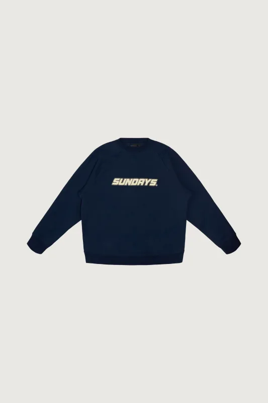 SUNDAY OVERSIZED RAGLAN CREWNECK FLEECE SWEATSHIRT made by OAK AND FORT