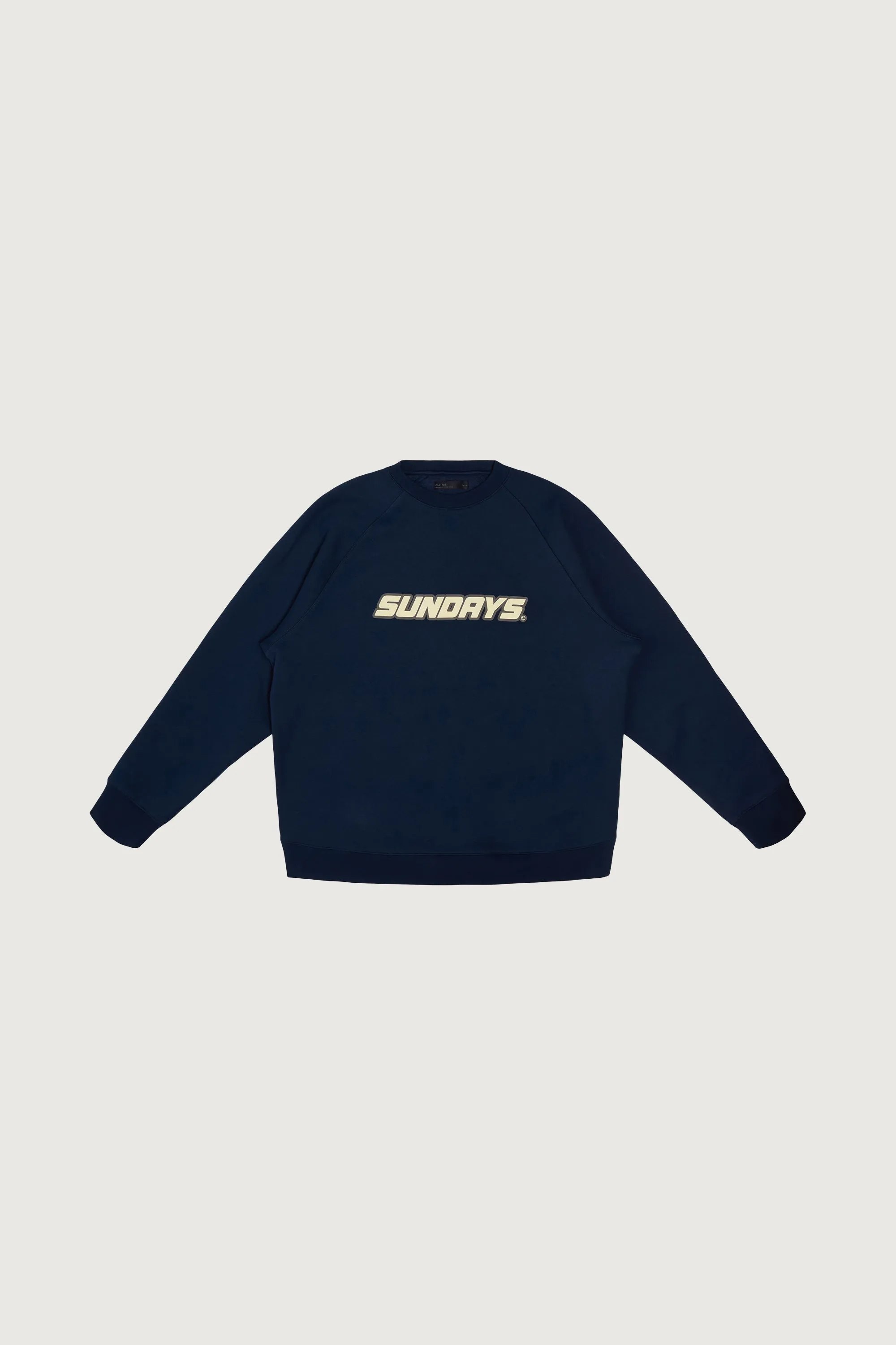 SUNDAY OVERSIZED RAGLAN CREWNECK FLEECE SWEATSHIRT sold by OAK AND FORT