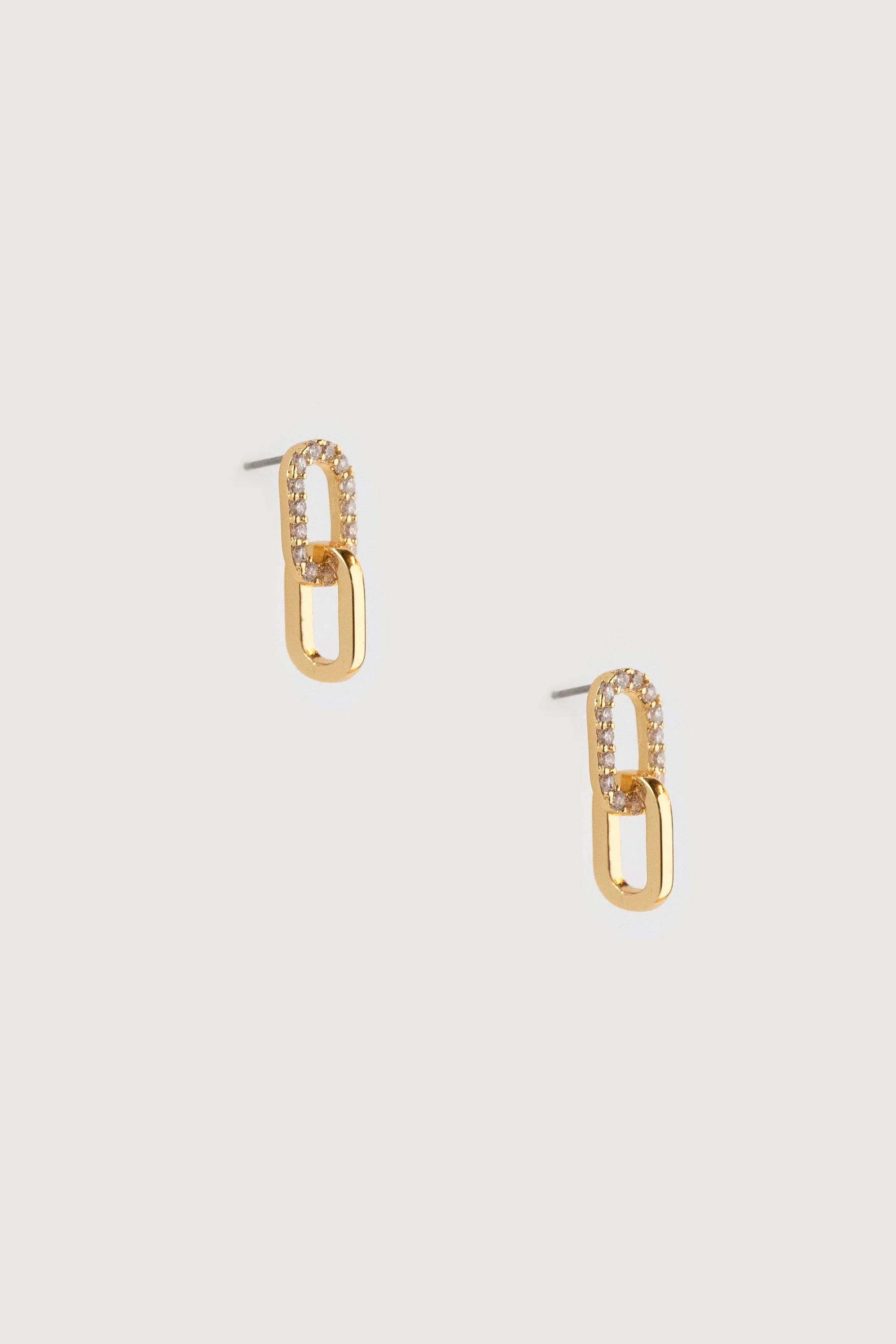 ZIRCONIA LINK EARRINGS sold by OAK AND FORT