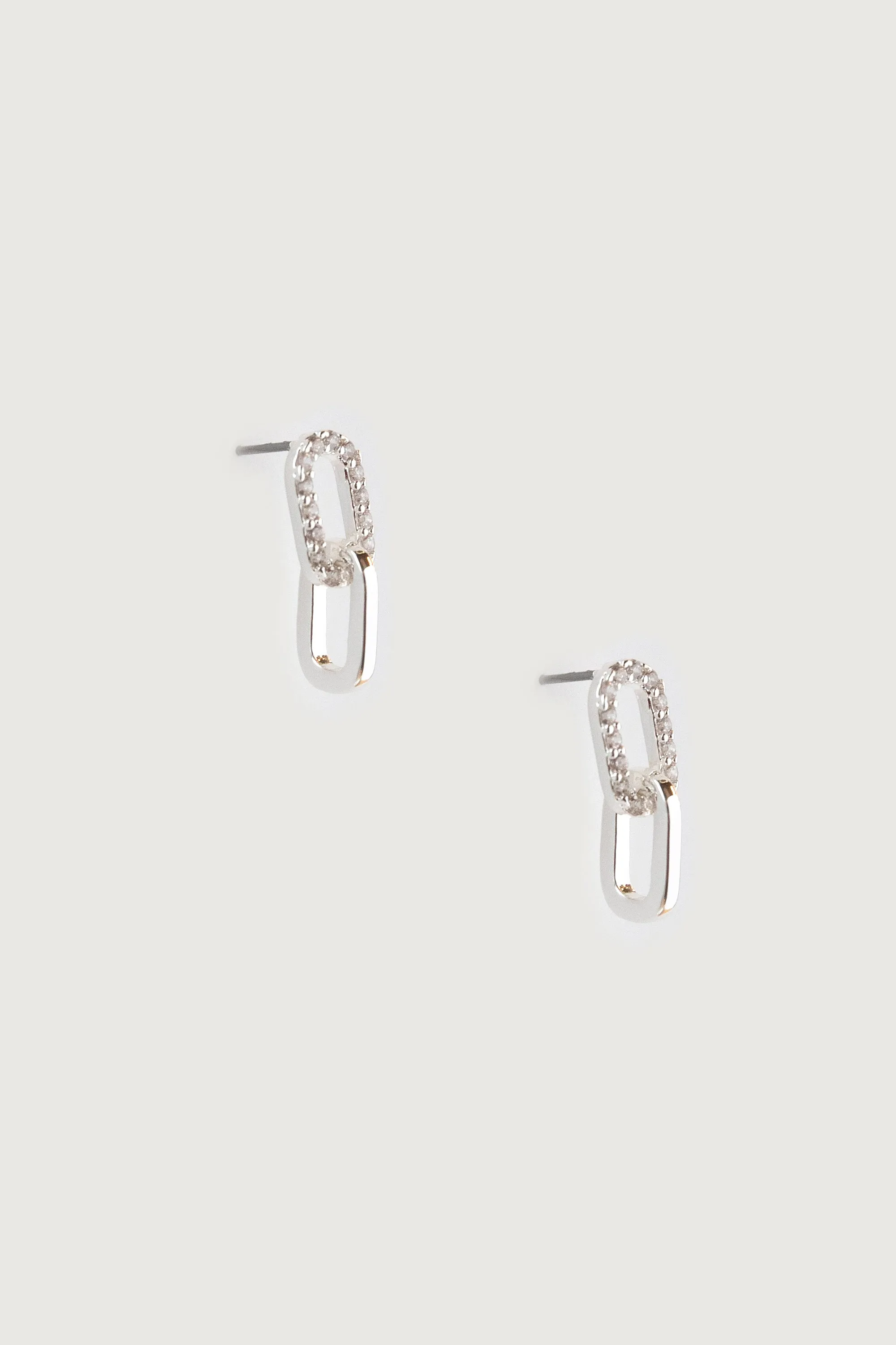 ZIRCONIA LINK EARRINGS sold by OAK AND FORT product image thumbnail 2