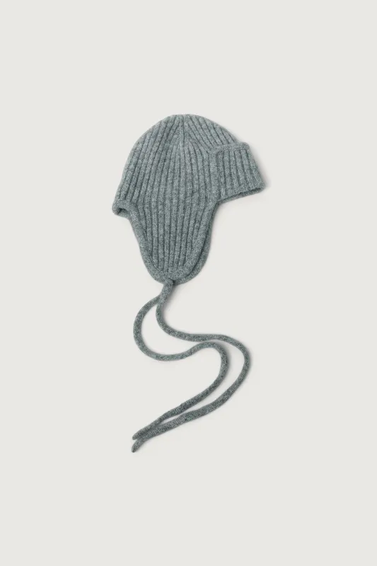 RIBBED KNIT TRAPPER HAT sold by OAK AND FORT