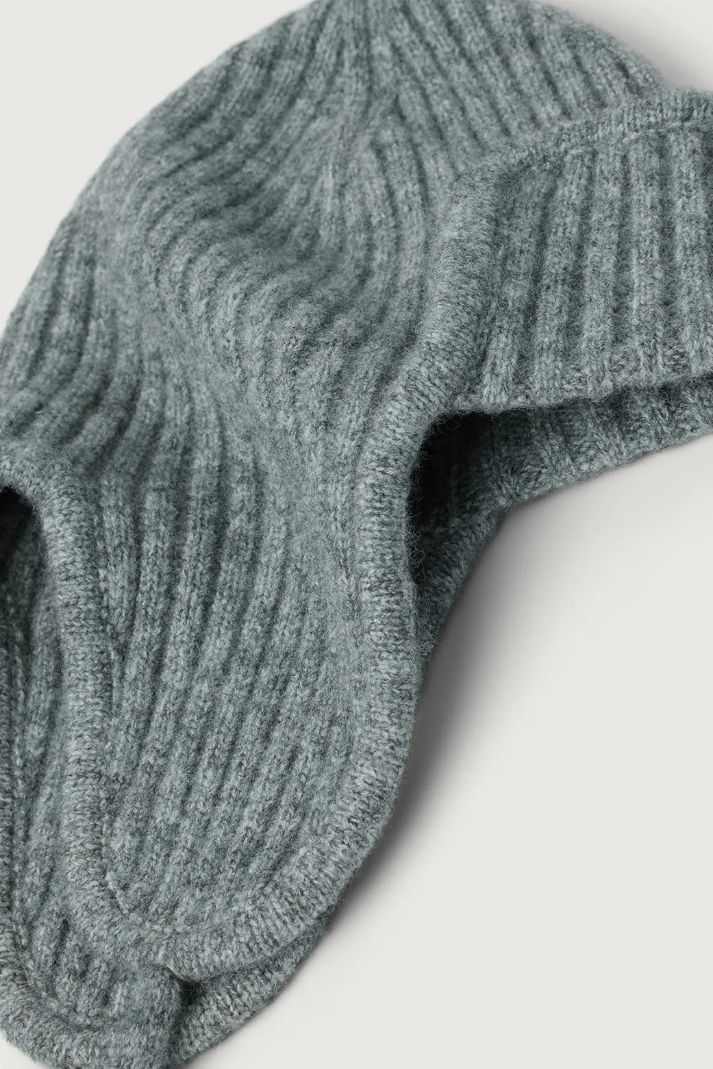 RIBBED KNIT TRAPPER HAT sold by OAK AND FORT product image thumbnail 3