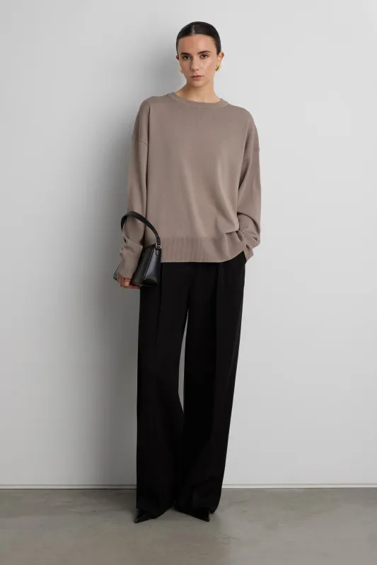 LIGHTWEIGHT CREWNECK SWEATER sold by OAK AND FORT