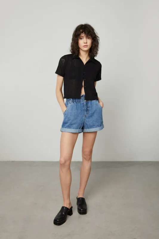 LACE BUTTON UP TOP sold by OAK AND FORT