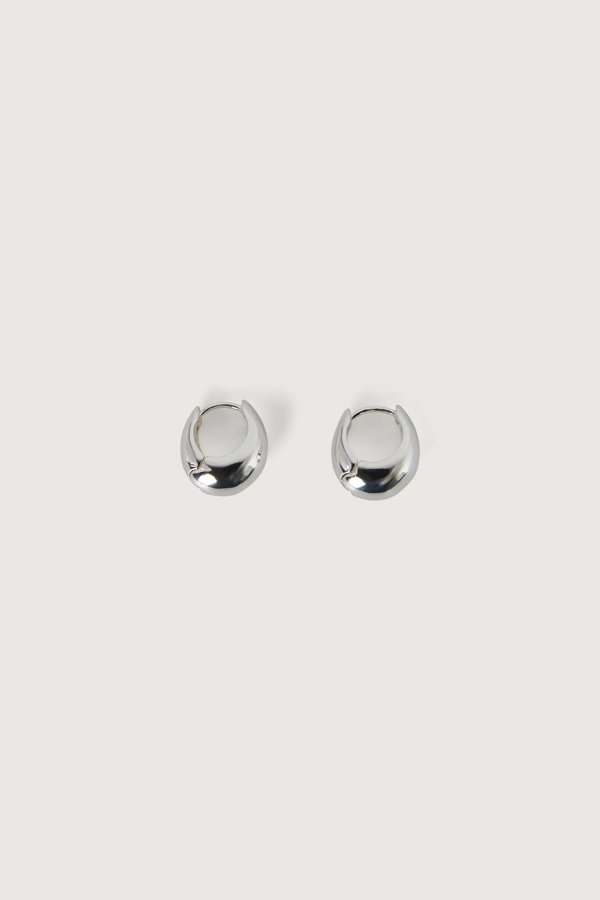 SMALL BUBBLE HUGGIE HOOP EARRINGS sold by OAK AND FORT product image thumbnail 2
