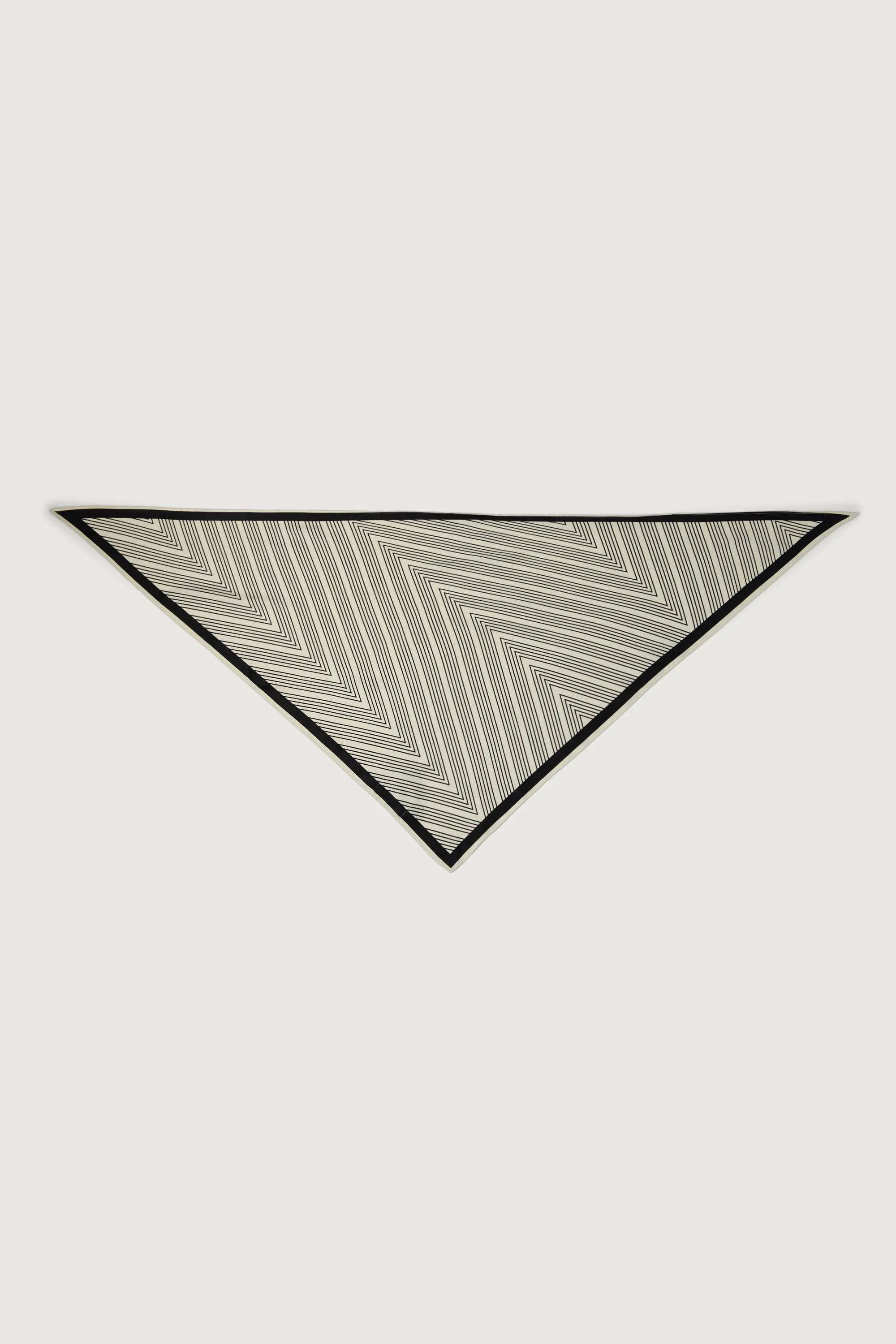 MONOCHROME ZIGZAG SCARF sold by OAK AND FORT product image thumbnail 4